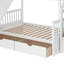 Lit superposé simple en bois massif avec tiroir 2 tiroirs Blethyn par Harriet Bee-1776975526