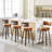 Swivel Upholstered Counter & Bar Stool-20534113-20534111
