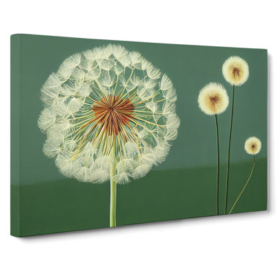 Sacred Dandelion Flowers - Wrapped Canvas Print