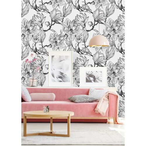 Wrought Studio Zambrano Peel & Stick Floral Roll | Wayfair