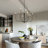 Jacinta 8 - Light Dimmable Large 37" Modern Classic / Traditional Dining Room Chandelier