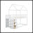 Twin/Twin House Bunk Bed With Shelves And Drawers, Whimsical Design For Kids' Rooms, Space-Saving And Durable