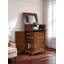 31.1 " W Solid Wood and Glass Jewelry Armoire