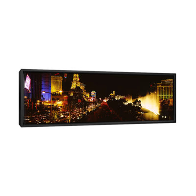 " Buildings Lit Up At Night, Las Vegas, Nevada, USA #4 " by Panoramic Images