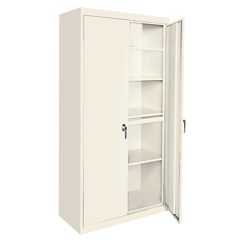Armoire de rangement Walsall, Mastic, H 72 po x l 24 po x P 18 po