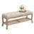 Giulio 44.5"W French Country Tufted Upholstered Storage Bench-1146007612