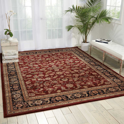 Oakleaf Wool Oriental Indoor Rug