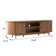 Dragelin Modern Reeded TV Stand with Open Storage