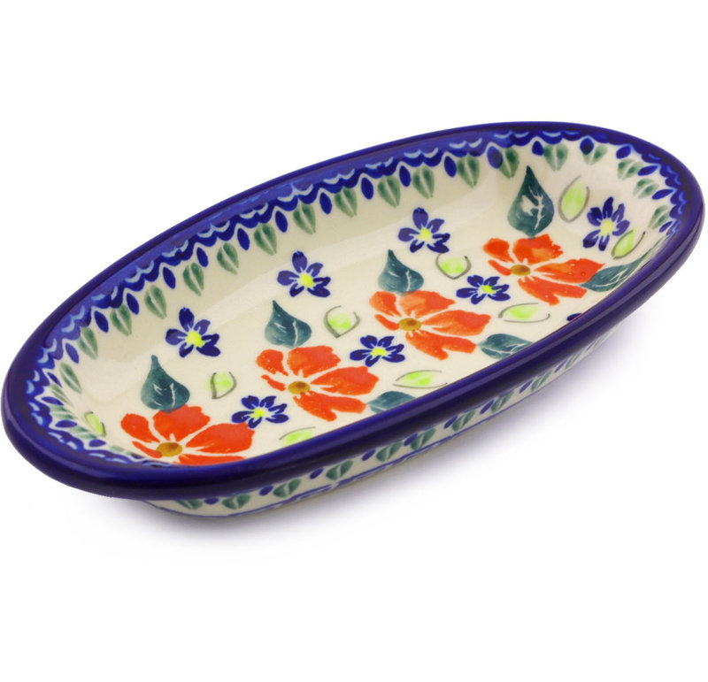 Grecian Fields Stoneware Platter