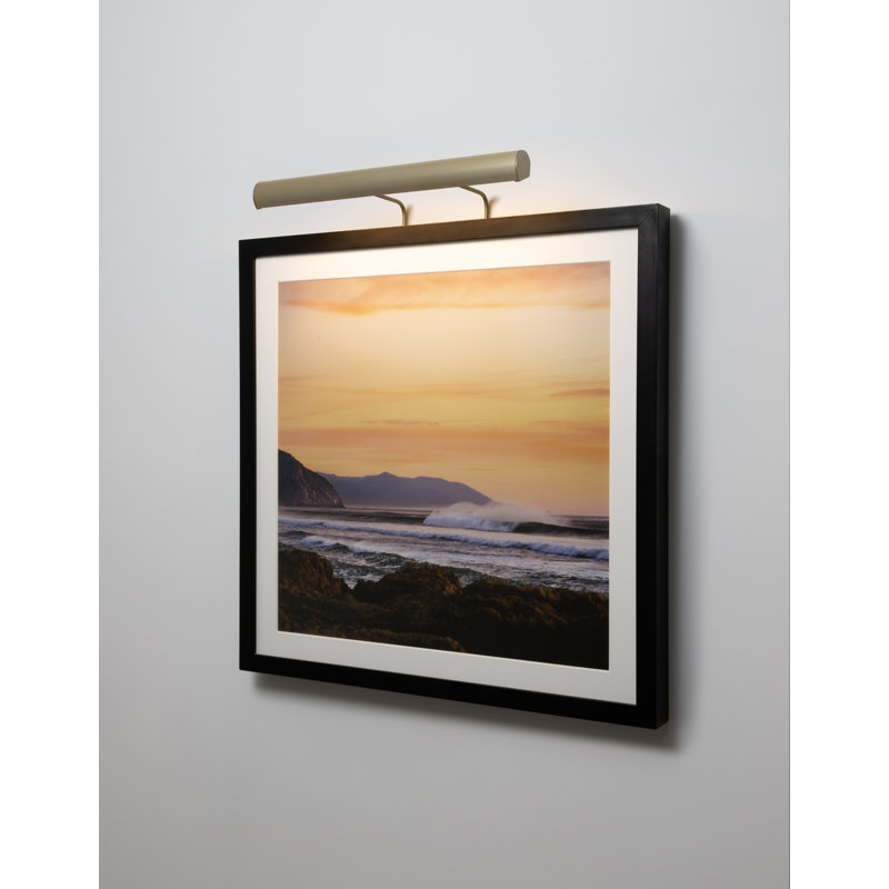 Applique murale à DEL murale ArtLight, Laiton brossé, H 1,88 po x l 12 po x P 8 po, 3000 K