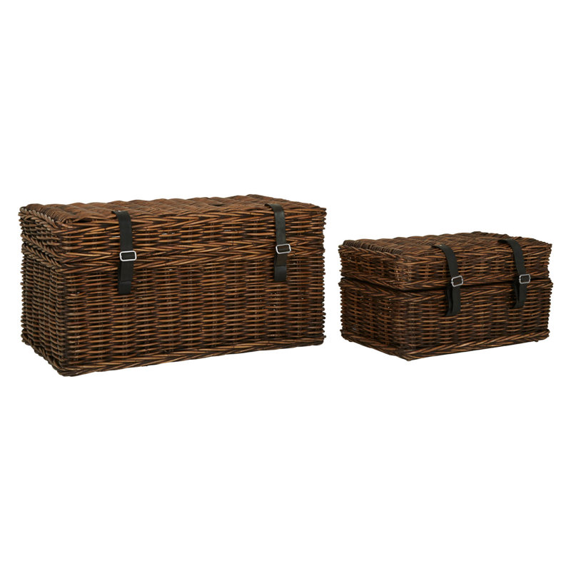 August Grove Christa Solid Wood Decorative Basket