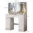 Vanity Desk With Large Mirror And Led Lights, 3 Lighting Modes, Vanity Table With Drawers For Girls, White