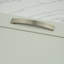 Brushed Nickel Curved Bow D-Bar Handles-128905868