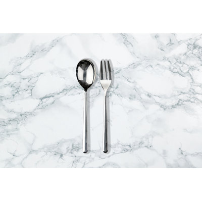 Linea 2 Piece Stainless Steel Hostess Set