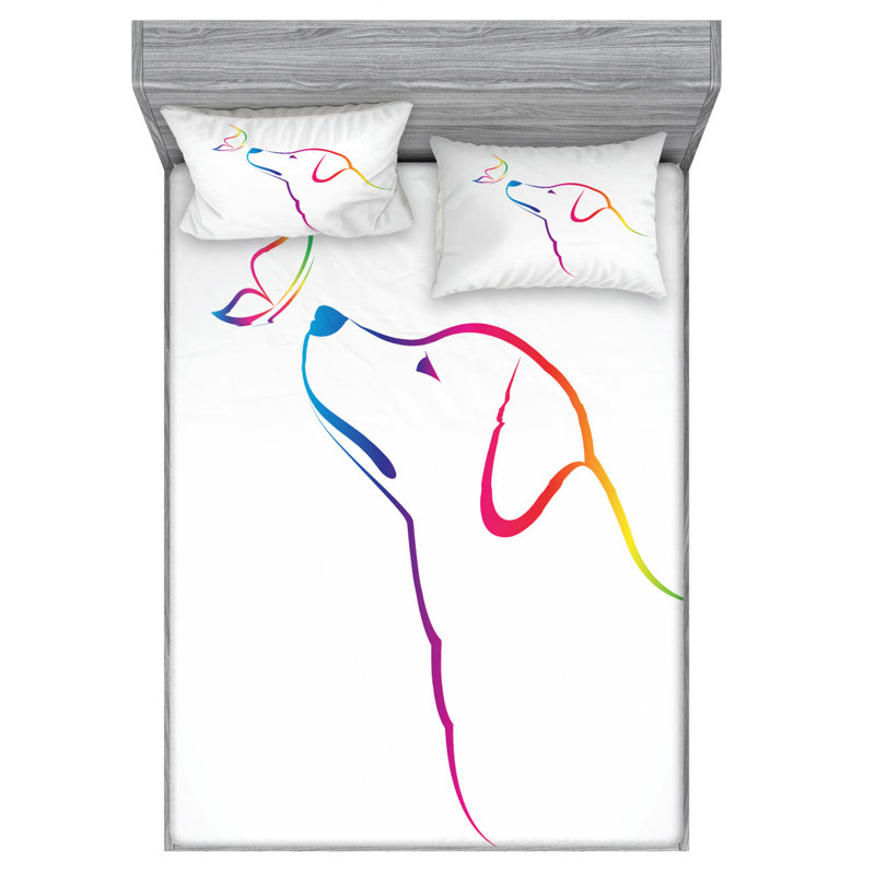 Microfiber Sheet Set, Full Sheet Set with Fitted Sheet