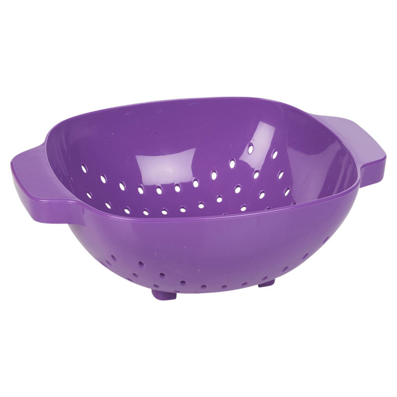 Belfry Kitchen Creekside Plastic Colander, Purple