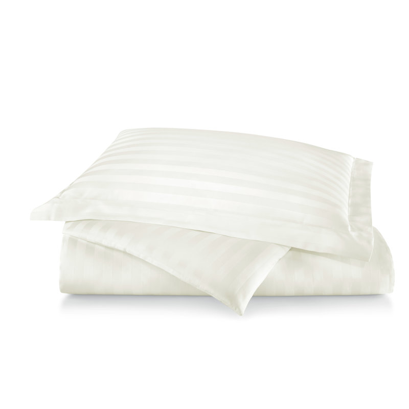 Housse de couette en coton standard Soprano, Ivoire, Housse de couette simple