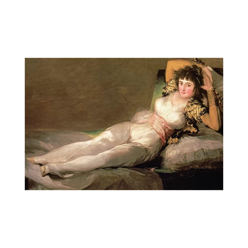 The Clothed Maja, C.1800 by Francisco Goya - Wrapped Canvas Gallery-Wrapped Canvas Giclée