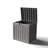 30 Gallon Lockable Waterproof Resin Deck Box, Gray Outdoor Storage Bench for Patio Cushions, Garden Tools & Package Delivery, UV Resistant