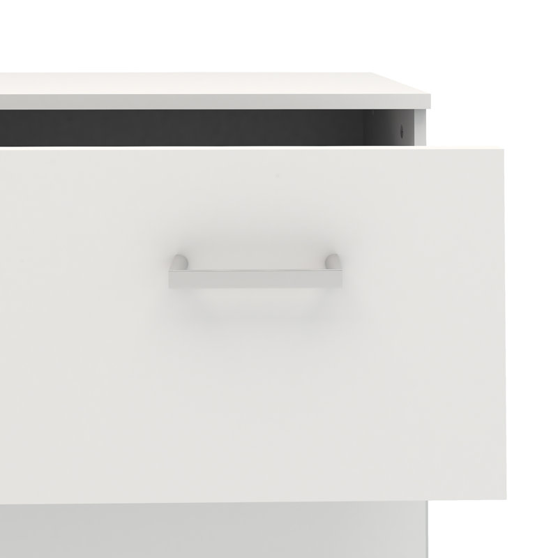 Orval 74.1cm W 3 - Drawer Chest of Drawers, White