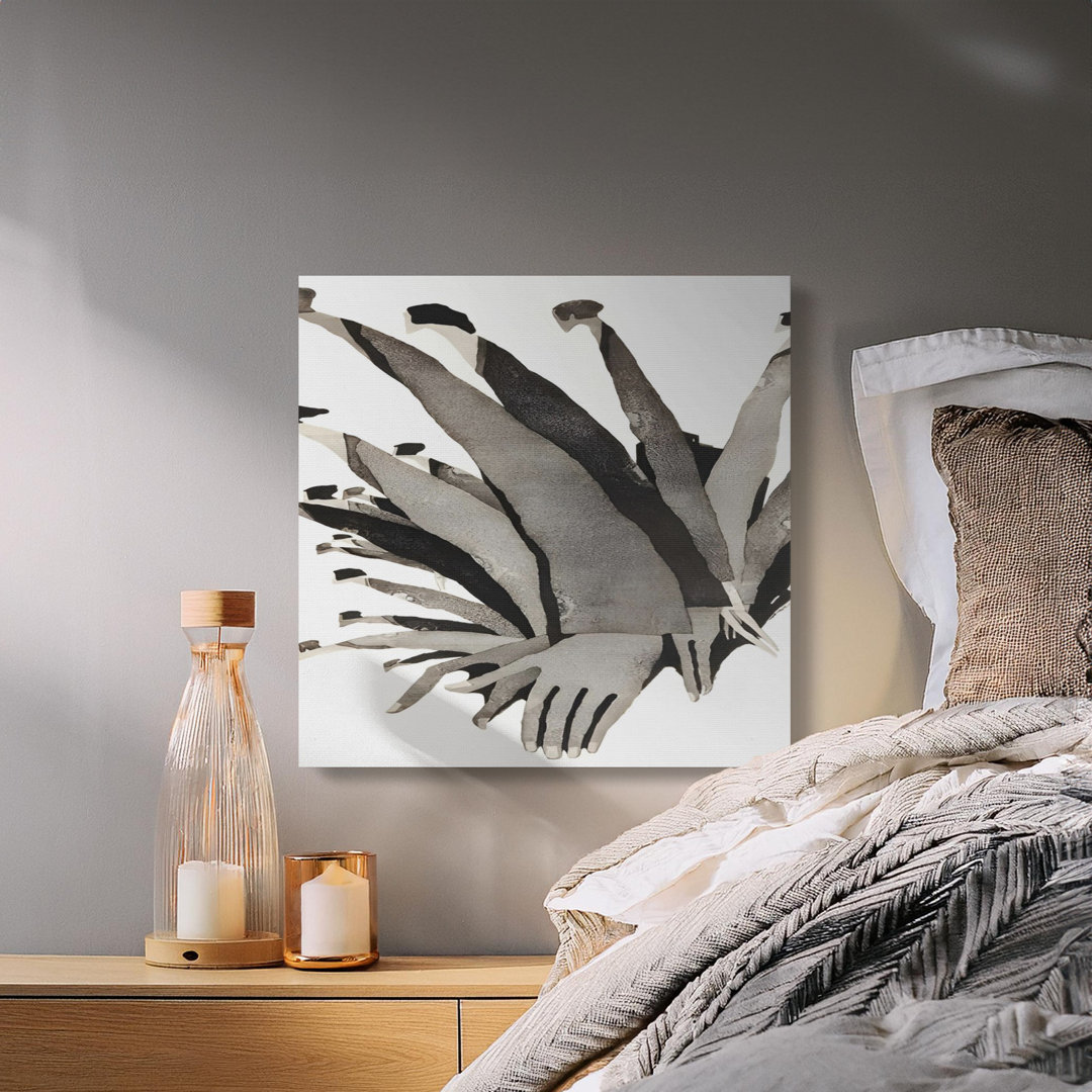 Abstract Monochrome Figures Wall Art