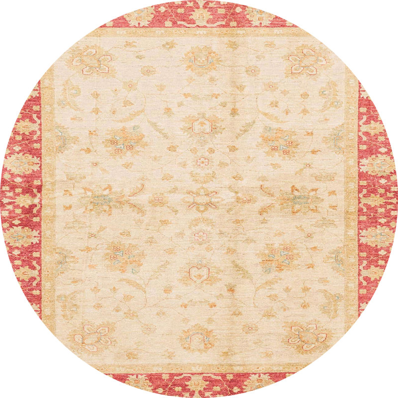 Tapis abstrait moderne 3434, Rond 3 pi