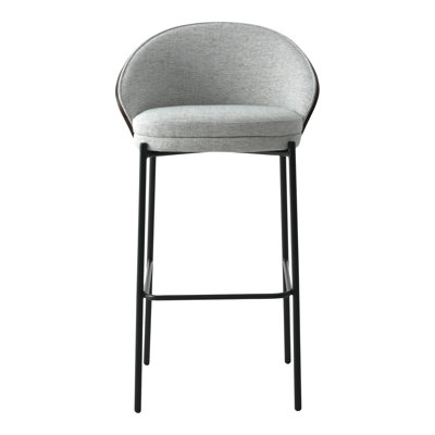 Anley Upholstered Bar Stool with Steel Frame