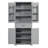 Versatile Bathroom Storage Cabinet With Multiple Compartments And Adjustable Shelf-2141664297