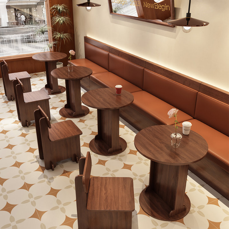 Banc rembourré en similicuir Simple Simple Cafe
