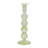 Green Glass Taper Candle Holder