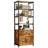 Jayger Industrial Bookcase with File Cabinet Drawers-2061042476-2059546082