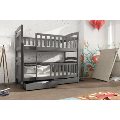 Truman Bunk Bed with Storage Included with Built-in Ladder Included
