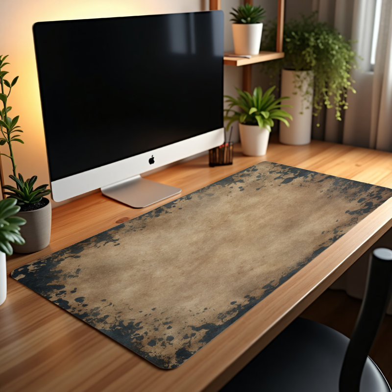 Polyester Desk Pad, 14.4x12.1
