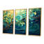 «Green and Yellow Gleaming Ink II», art mural abstrait-995222366-995222361