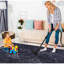 Tapis lavable 5 po x 8 po, à poils courts, sans perte de poils pour le couloir, le salon - noir / gris, lavable à la machine, cuisine antidérapante, bureau, noir, gris