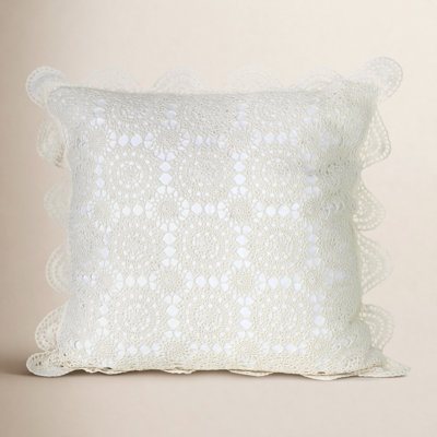 Handmade Cotton Crochet Sham and Pillowcases