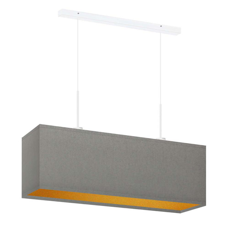 Gener 2 - Light Kitchen Island Pendant, White, Grey