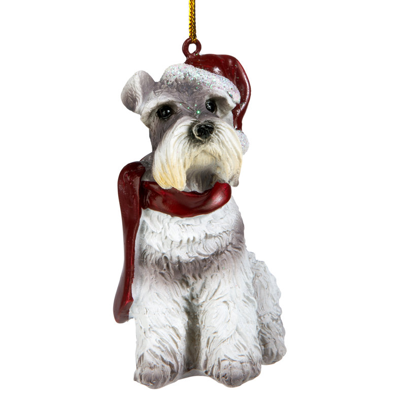 Mini Schnauzer Dog Holiday Ornament