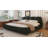 Upholstered Platform Bed with Oversized Padded Backrest-1578918508-1563618055