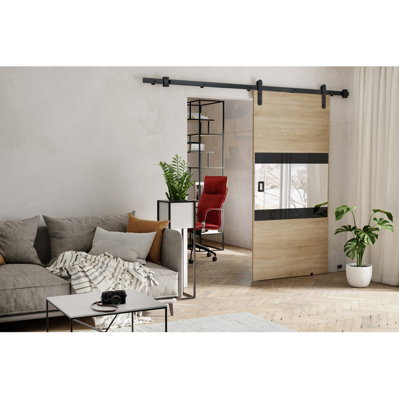 Door, 96cm x 205cm, Light Brown