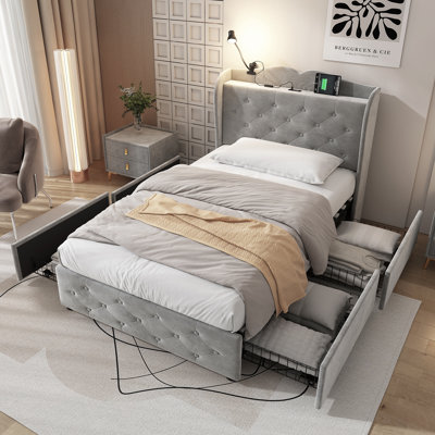 Dannay Upholstered Storage Bed