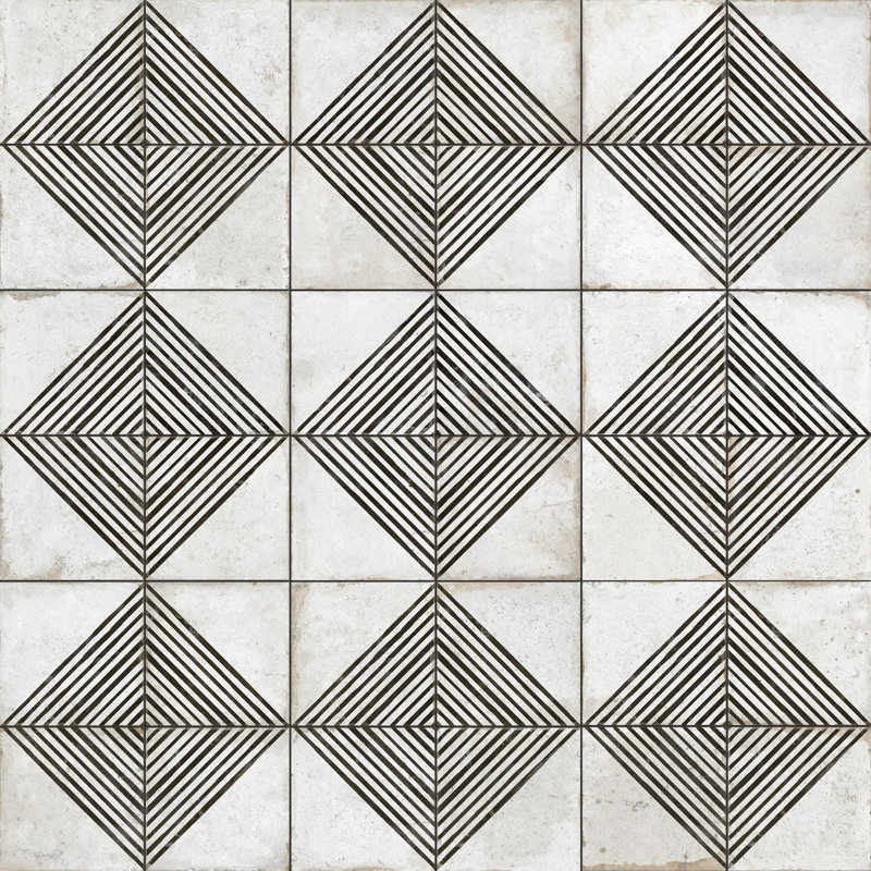 Kings Rombos 17-5/8 In. X 17-5/8 In. Ceramic Floor And Wall Tile