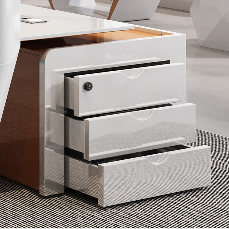 Bureau moderne et pratique, H 29,53 po x l 62,99 po x P 31,5 po