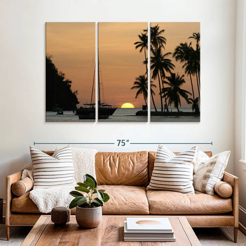 Senne Marigot Bay Sunset, 42" H x 65" W