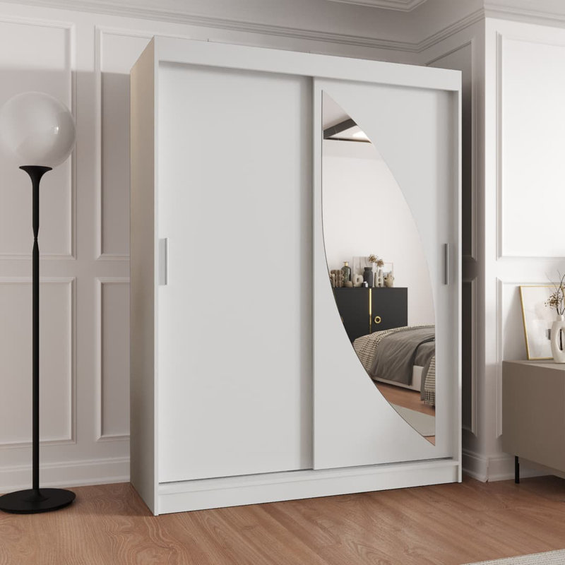 Taiya Manufactured Wood Wardrobe, White