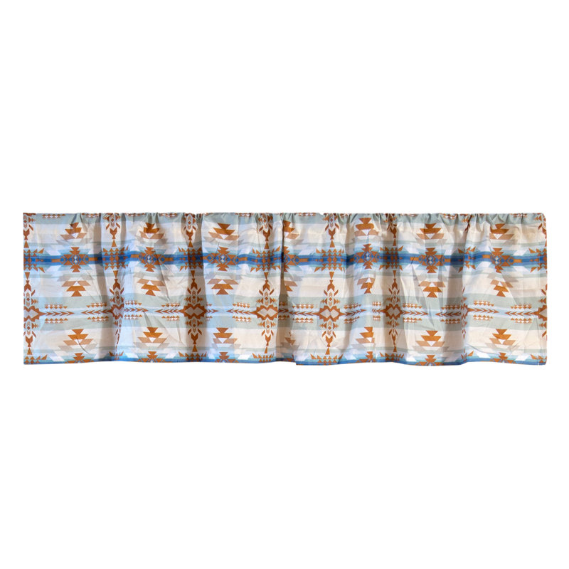 Striped Ruffled Window Valance