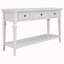 Console de style rétro classique avec trois tiroirs supérieurs