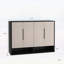 Armoire à chaussures moderne avec tablettes réglables pour le vestibule, le salon et la chambre à coucher