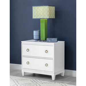 Arantxa 2 - Drawer Solid Wood Nightstand (color may vary ours is navy blue)