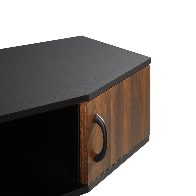 Meuble télé Axten pour téléviseur de 65 po ou moins, 65", Noir, Pas de DEL